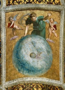 The Primum Mobile, Ceiling Fresco in Stanza della Segnatura by Raphael