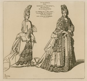 Costumes from 1694-5 by Raphael Jacquemin