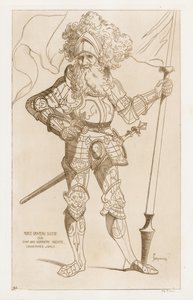 Porte drapeau Suisse, 1391 by Raphael Jacquemin