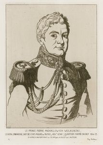 Prince Pierre Michailowich Wolkonski by Raphael Jacquemin
