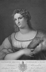 La Fornarina, c1814 by Raphael Morghen