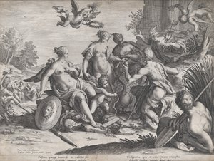 The Judgement of Paris, 1589 by Raphael Sadeler