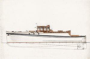 A Motorboat by Raymond Bonnefon