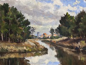 Landscape by Raymond Bonnefon