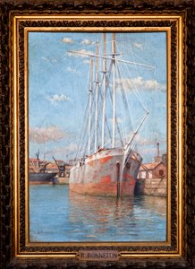 Disarmed Sailboat by Raymond Bonnefon