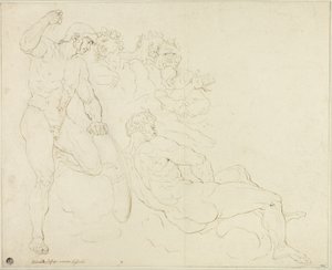 Sketches of Six Classical Figures by Raymond de Lafage