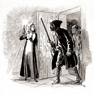 Colomba brings two men armed with rifles into his house by Raymond de la Neziere