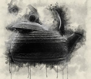 Rustic Japanese Teapot by Razvan Bulus