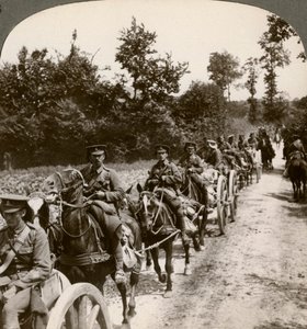 Bringing Up Reserve Ammunition, World War I by Realistic Travels Publishers