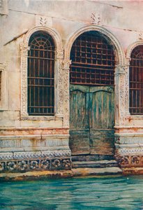 A Renaissance Doorway, Venice by Reginald Barratt