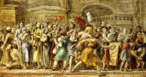 Fourteenth Street by Reginald Marsh