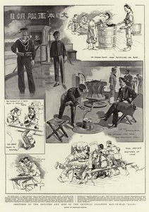 Sketches of the Officers and Men of the Imperial Japanese Man-of-War "Asahi"