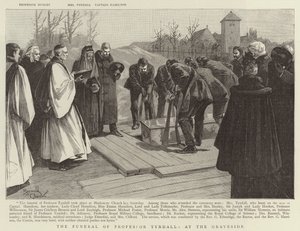 The Funeral of Professor Tyndall, at the Graveside by Reginald Thomas Cleaver