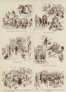 The Home Rule Session, Some "Daily Graphic" Sketches in Parliament