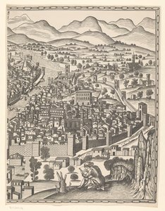View of Florence (Right Part) by Reichsdruckerei