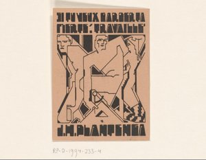 Ex Libris of J.H. Plantenga by Reijer Stolk