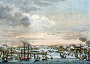 The French Fleet in Malta by Reiner Vinkeles
