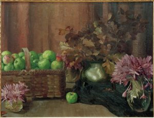 Still Life with Apples by Reinhold Max Eichler