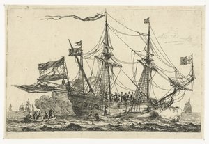 Arrival of an English Ship