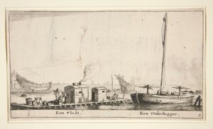 Two Boats by Reinier Nooms