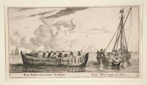 Two Boats by Reinier Nooms