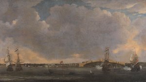View of Tripoli by Reinier Nooms