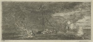 Seascape at Night (series title: Various Embarkations and Other Deeds)