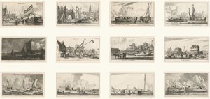 Various Ships and Views of Amsterdam: Part III by Reinier Nooms, called Zeeman