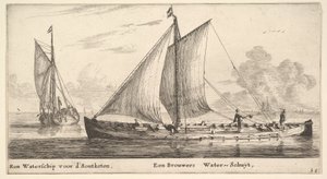 A Watership Carrying Water for Salt Works and Another One Carrying Water