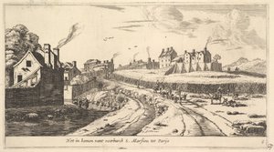 Entrance to the Suburb of Saint Marceau near Paris