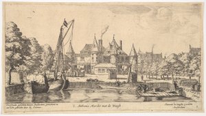S. Anthonis Market with the Weigh House by Reinier Zeeman