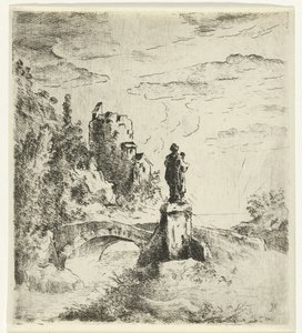 Bridge with Statue