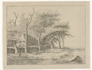 Row of Trees by Reinierus Albertus Ludovicus baron van Isendoorn à Blois