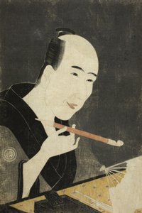 Portrait of Santo Kyoden, the Master of Kyobashi