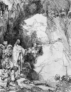 The Raising of Lazarus by Rembrandt van Rijn: Fine art print
