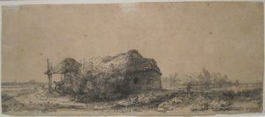 Landscape with Cottage and Haybam
