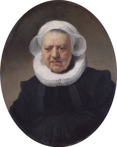 Portrait of Aechje Claesdr. Pesser by Rembrandt van Rijn