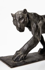 Panther Walking, Rear Leg Raised, c.1904 by Rembrandt Bugatti