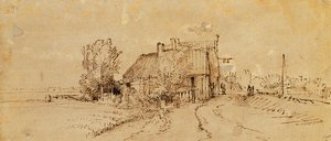 An Inn by a Roadside by Rembrandt van Rijn
