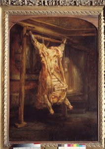 Beef Carcass by Rembrandt van Rijn