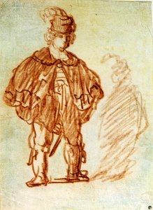 Study of an Actor by Rembrandt Harmensz. van Rijn