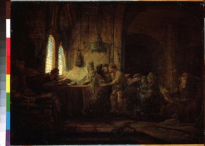 The Parable of the Labourers in the Vineyard by Rembrandt Harmensz. van Rijn