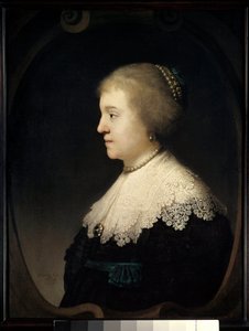 Portrait of Woman (Saskia?) by Rembrandt van Rijn