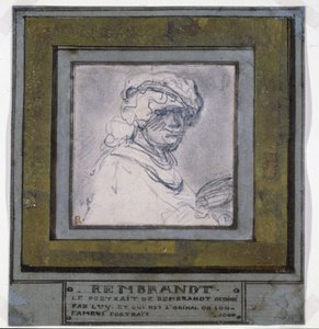 Self-portrait by Rembrandt van Rijn