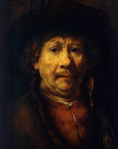 Self Portrait by Rembrandt Harmensz. van Rijn