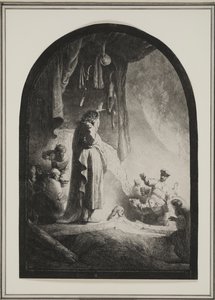 The Raising of Lazarus: The Larger Plate by Rembrandt van Rijn