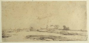 Water, meadows and a farmstead