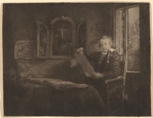 Abraham Francen by Rembrandt van Rijn