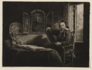 Abraham Francen by Rembrandt van Rijn