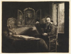Abraham Francen, Apothecary by Rembrandt van Rijn